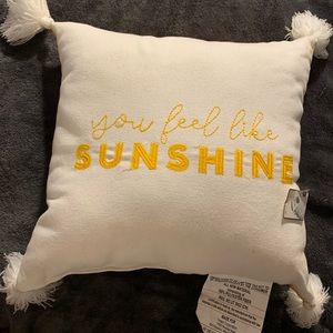Sunshine decor pillow